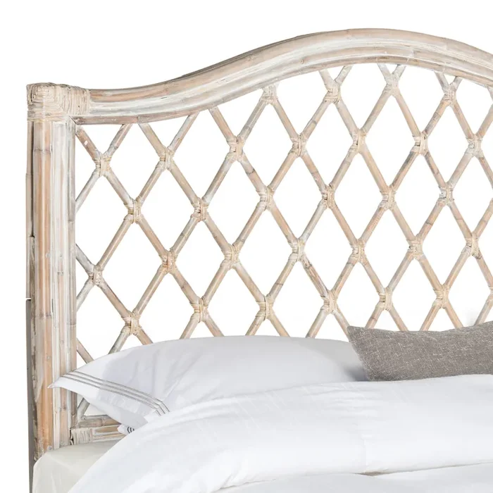 Capitola Wicker And Rattan Diamond Queen Headboard