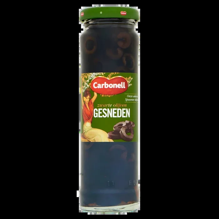 Carbonell Black sliced olives