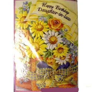 Card And Envelope Happy Birthday Daughter In Law