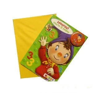 Card And Envelope Noddy Hooray You Are 3 Today
