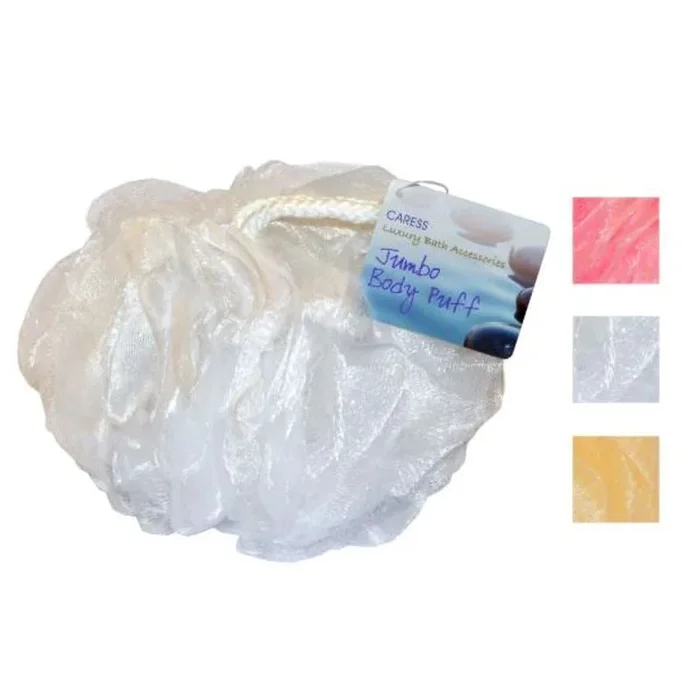 Caress Jumbo Luxury Body Puff – Case of 10