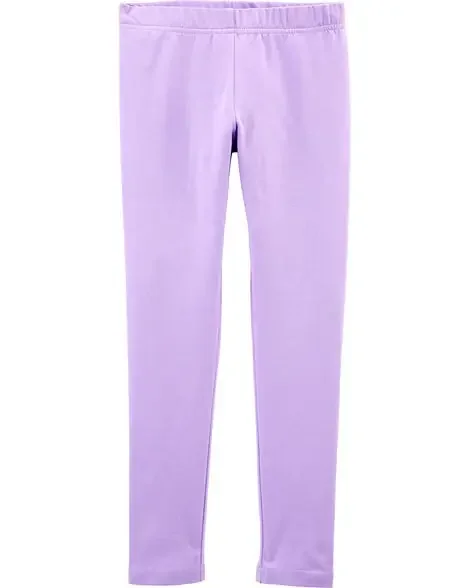 Carters Kid Stretch Leggings Purple 10