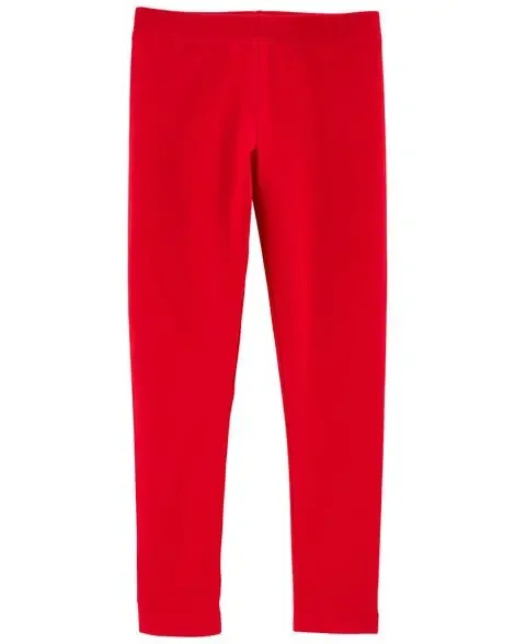 Carters Kid Stretch Leggings Red 12