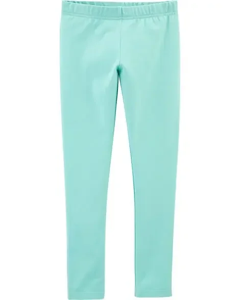 Carters Kid Stretch Leggings Turquoise 14
