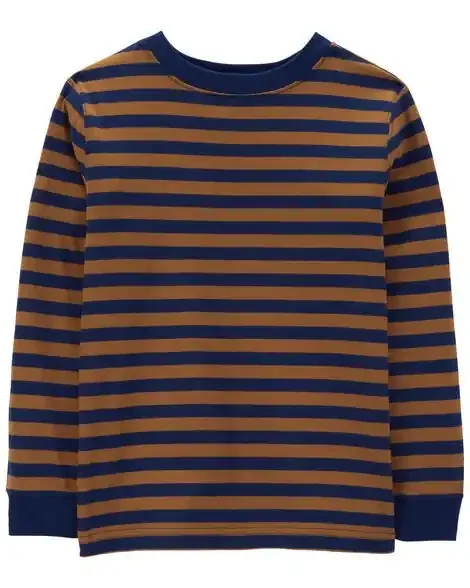 Carters Kid Striped Long-Sleeve Tee Multi XS