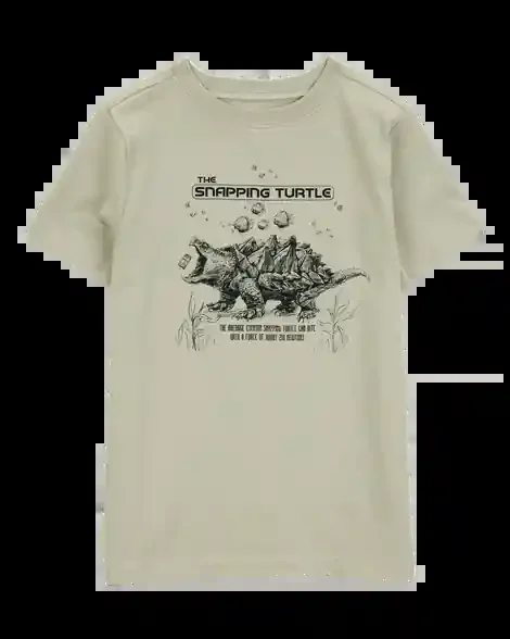 Carters Kid Turtle Graphic Tee Green M