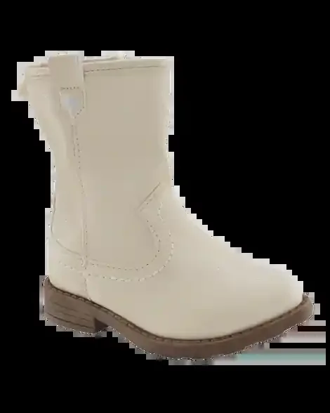 Carters Toddler Cowgirl Boots White 11