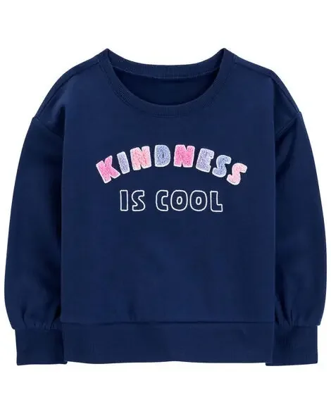 Carters Toddler Kindness Is Cool Sweatshirt Pink 5T
