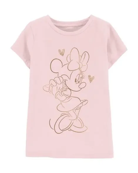 Carters Toddler Minnie Mouse Tee Pink 3T