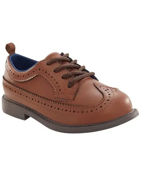 Carters Toddler Oxford Dress Shoes Brown 11