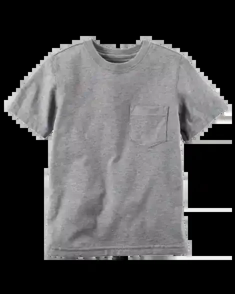 Carters Toddler Pocket Tee Grey 2T