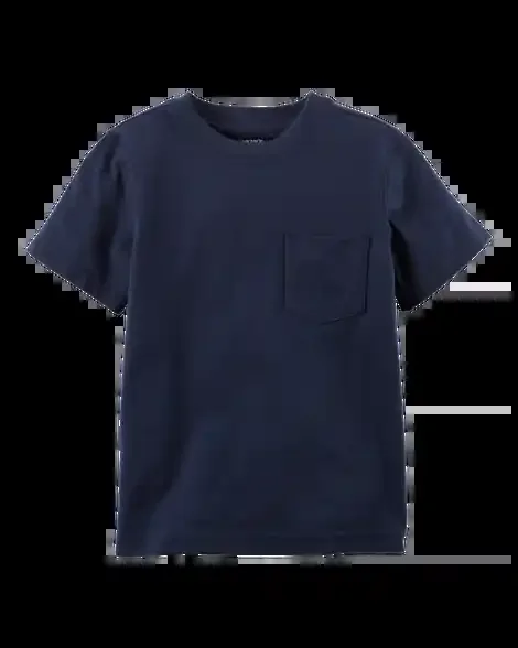 Carters Toddler Pocket Tee Navy 3T