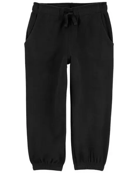Carters Toddler Pull-On Cinched-Hem Pants Black 2T