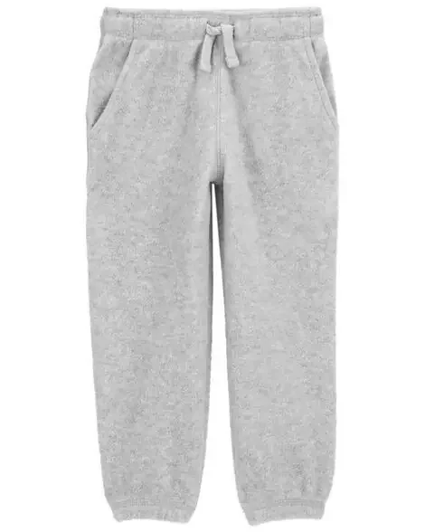 Carters Toddler Pull-On Cinched-Hem Pants Heather 4T