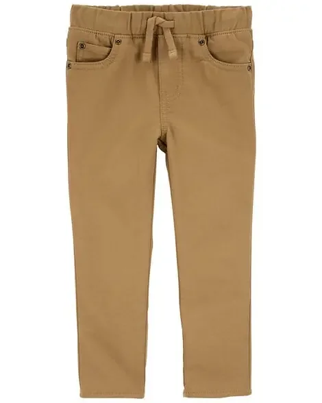 Carters Toddler Pull-On Khaki Pants Khaki 5T
