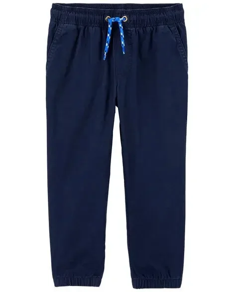Carters Toddler Pull-On Poplin Pants Navy 4T