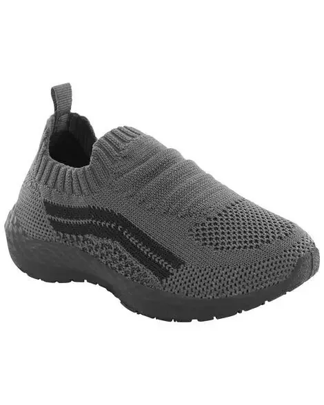 Carters Toddler Recycled Knit Athletic Sneakers Grey 5