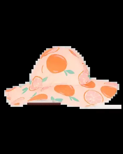 Carters Toddler Reversible Swim Hat Orange/Peach 2T4T