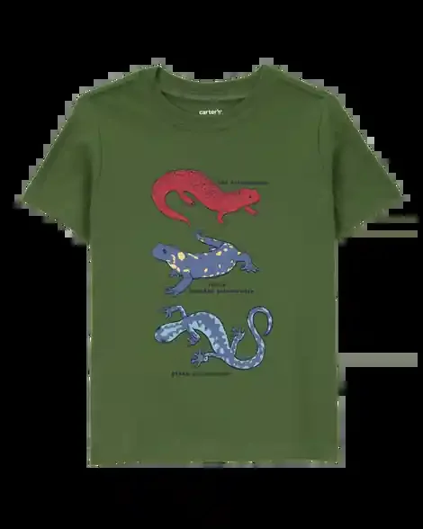 Carters Toddler Short-Sleeve Tee – Green Olive 2T
