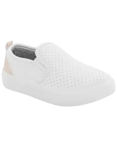 Carters Toddler Slip-On Casual Shoes White 5