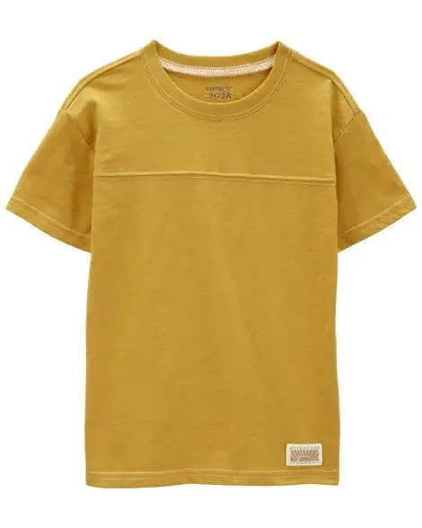 Carters Toddler Slub Jersey Tee Yellow 5T