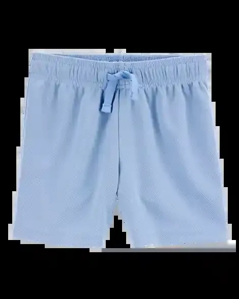 Carters Toddler Solid Cotton Blend Shorts – Blue Blue 2T