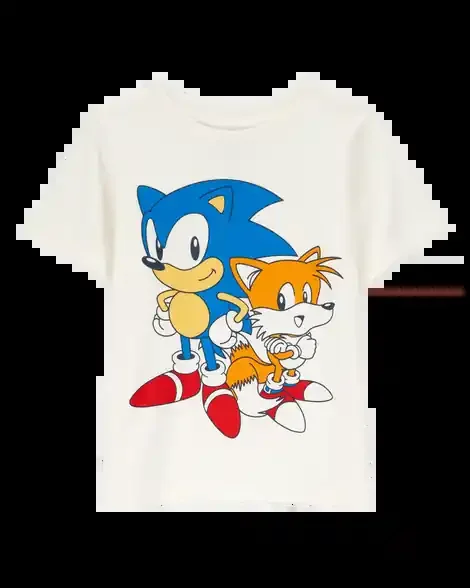 Carters Toddler Sonic The Hedgehog Tee Cream 2T