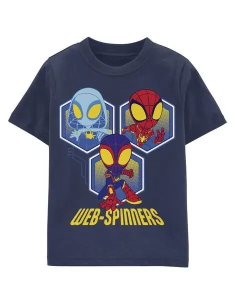 Carters Toddler Spidey & Friends Tee Multi 3T