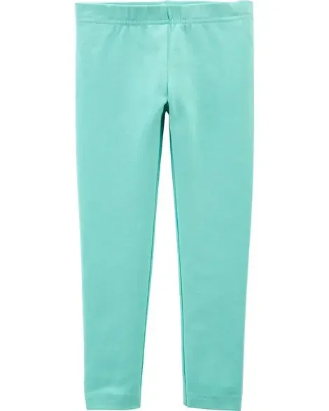 Carters Toddler Stretch Leggings Turquoise 4T