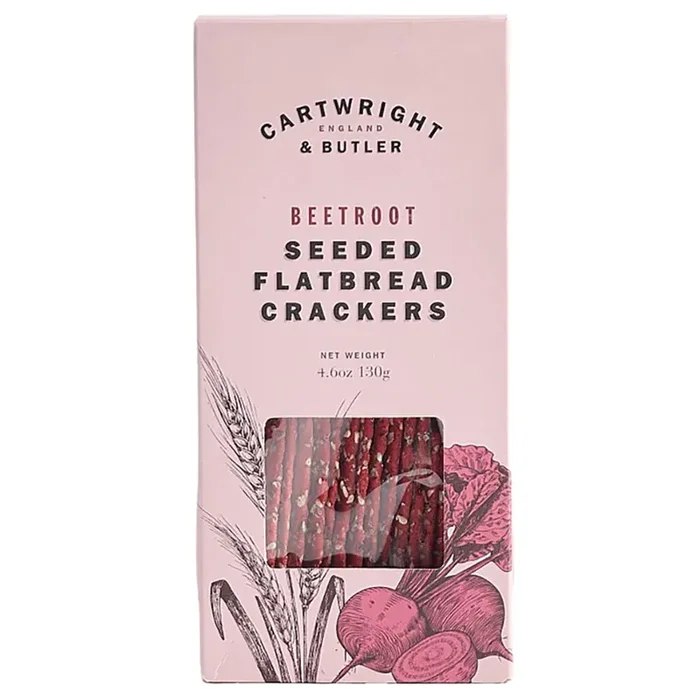 Cartwright & Butler Beetroot Seeded Flatbread Crackers