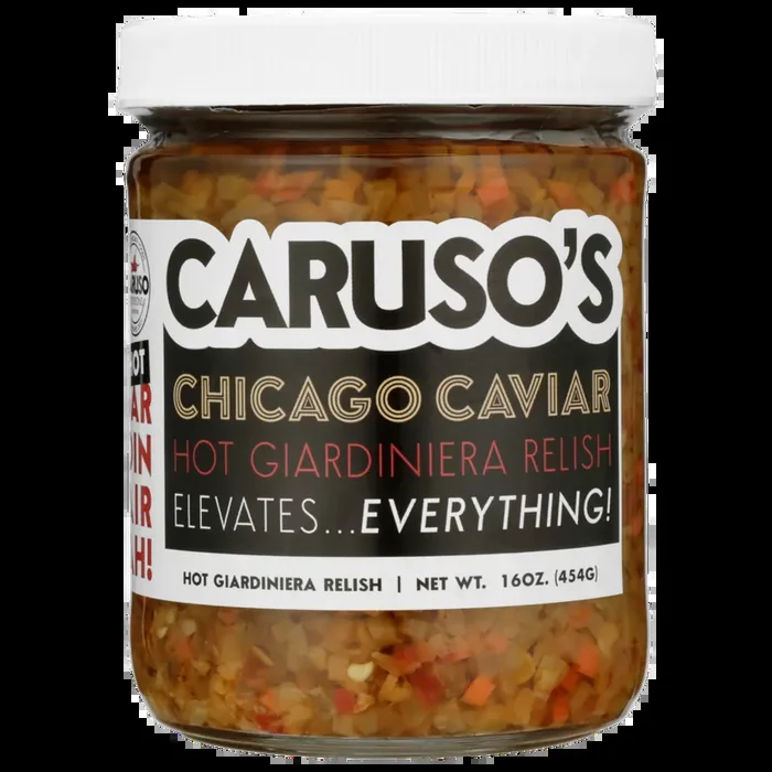 Caruso‘s Chicago Caviar Hot Giardiniera Relish