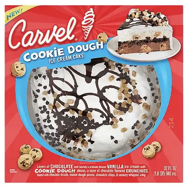Carvel Cookie Dough Ice Cream Cake 32 fl oz