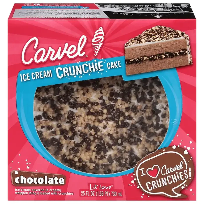 Carvel Crunchie Chocolate Ice Cream Cake 25 fl oz