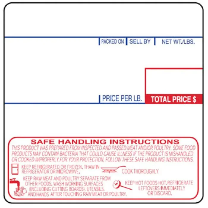CAS LP-1000 UPC w/Safe Handling; Shi(CAS8040) 12×500/Roll 58 x 60 mm