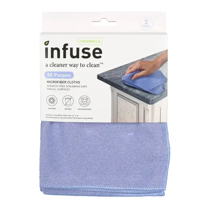 Casabella Infuse All Purpose Microfiber Cloths