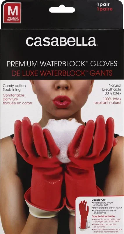 Casabella Pink Waterblock Glove Med