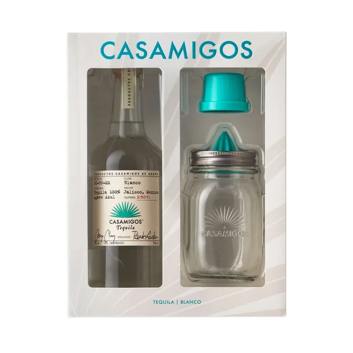 Casamigos Blanco Tequila 750ml w/Juicer