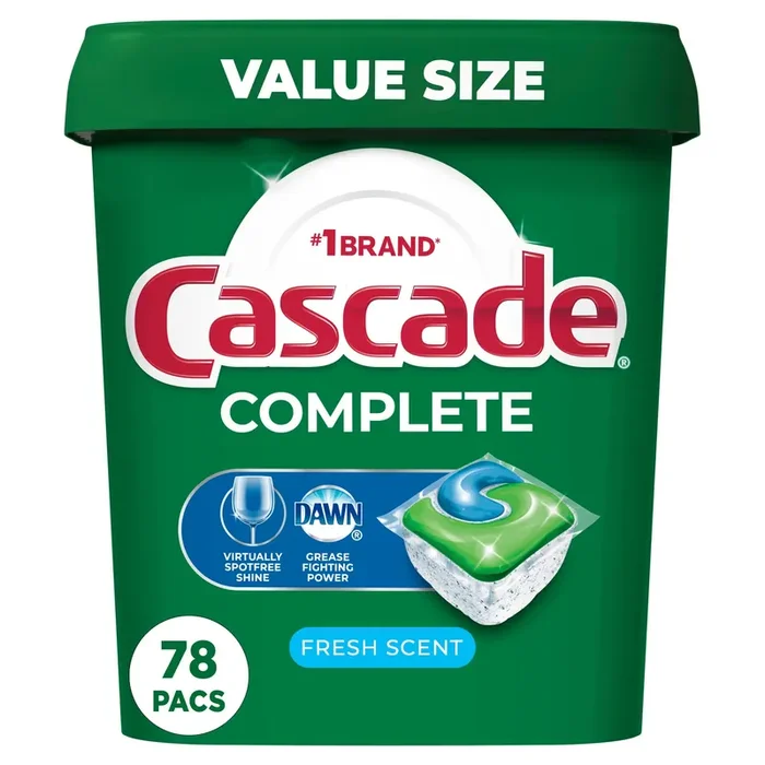 Cascade Complete 78 -Count Fresh Scent Dishwasher Detergent