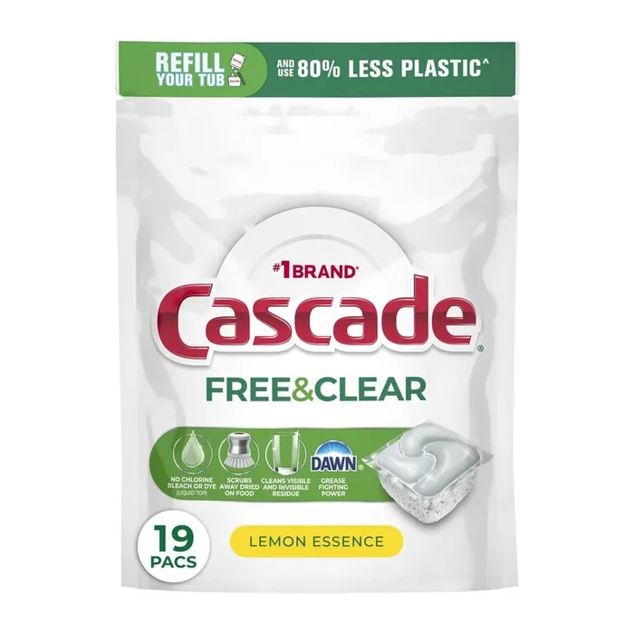 Cascade Free & Clr Action Pac Lemon