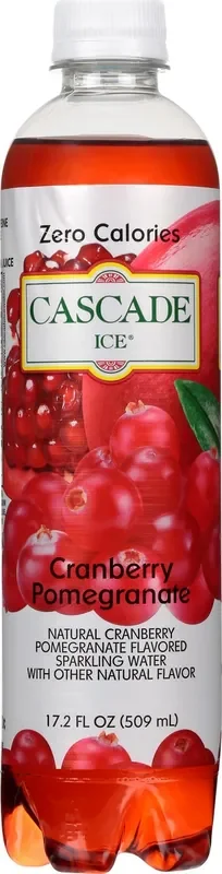 Cascade Ice Cranberry Pomegranate Sparkling Water – 17.2 oz