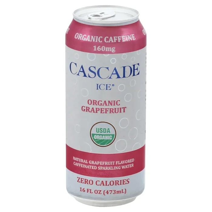 Cascade Ice Organic Caffeinated Grapefruit Sparkling Water – 16 oz