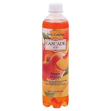 Cascade Ice Sparkling Water Peach Mango – 17.2 Fl. Oz.
