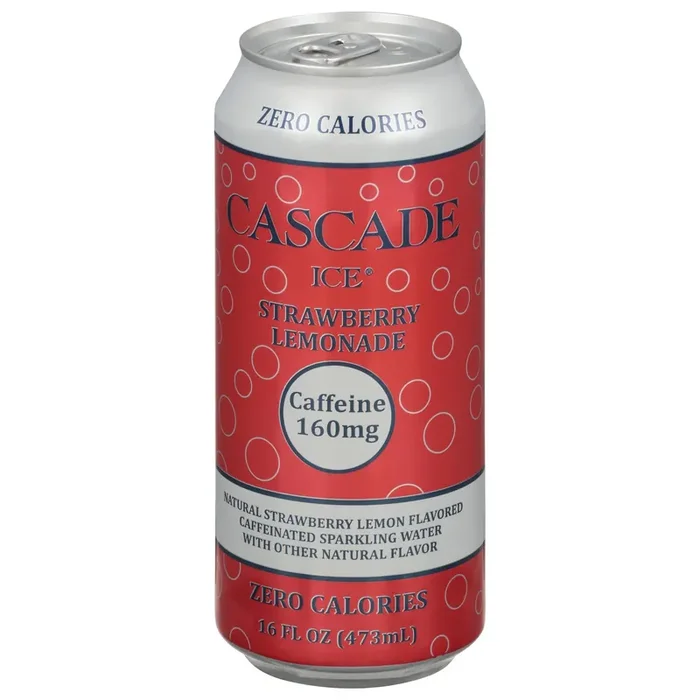 Cascade Ice Strawberry Lemonade Caffeinated Sparkling Water – 16 fl oz