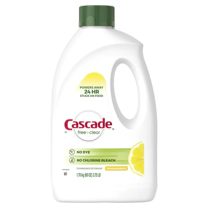 Cascade Pure Essentials Lemon Essence Dishwasher Detergent