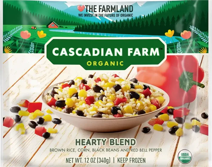 Cascadian Farm Org Hearty Blend With Brown Rice