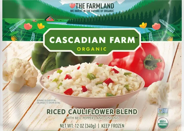 Cascadian Farm Organic Cauliflower Blend, Bell Peppers & Onions, Non-GMO, 12 oz