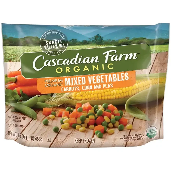 Cascadian Farm Organic Mixed Vegetables Carrots Corn And Peas
