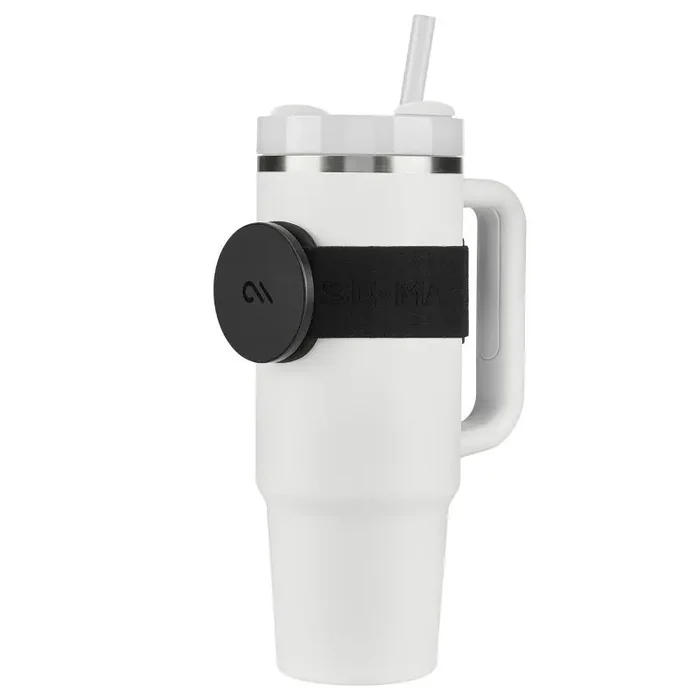 Case-Mate Magnetic Water Bottle Phone Holder – Black Silicone & Nylon Device Mount