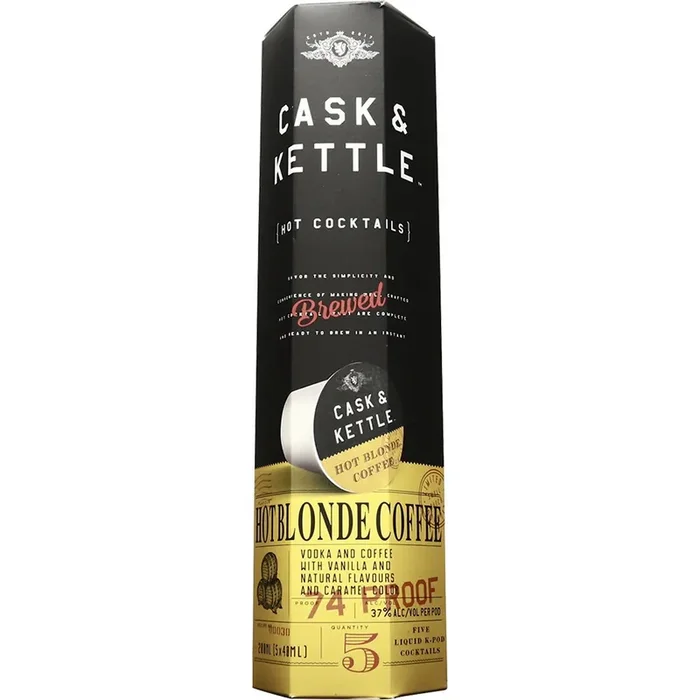 Cask & Kettle Hot Blonde Hard Coffee K-Pods / Pods)