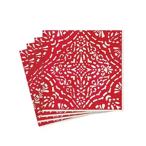 Caspari Napkins – Annika Red Dinner Paper